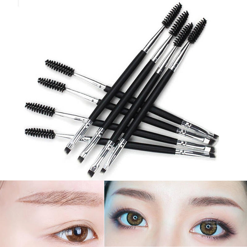1 Pack Makeup Tool Handle Dual Brow Brush