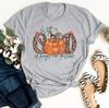 With God All Thing Are Possible Fall Pumpkin Leopard Shirt, Christian Autumn Tee