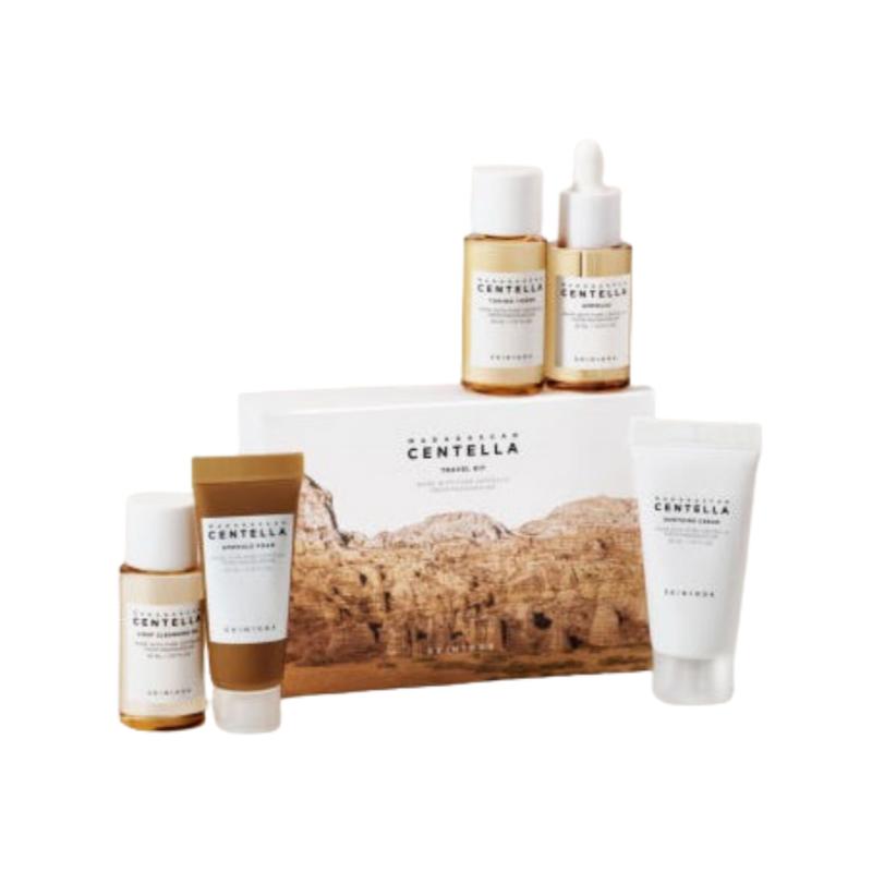 

Skin1004 Дорожный набор Madagascar Centella 5 шт. + Водно-гелевая ампульная маска 1 шт.