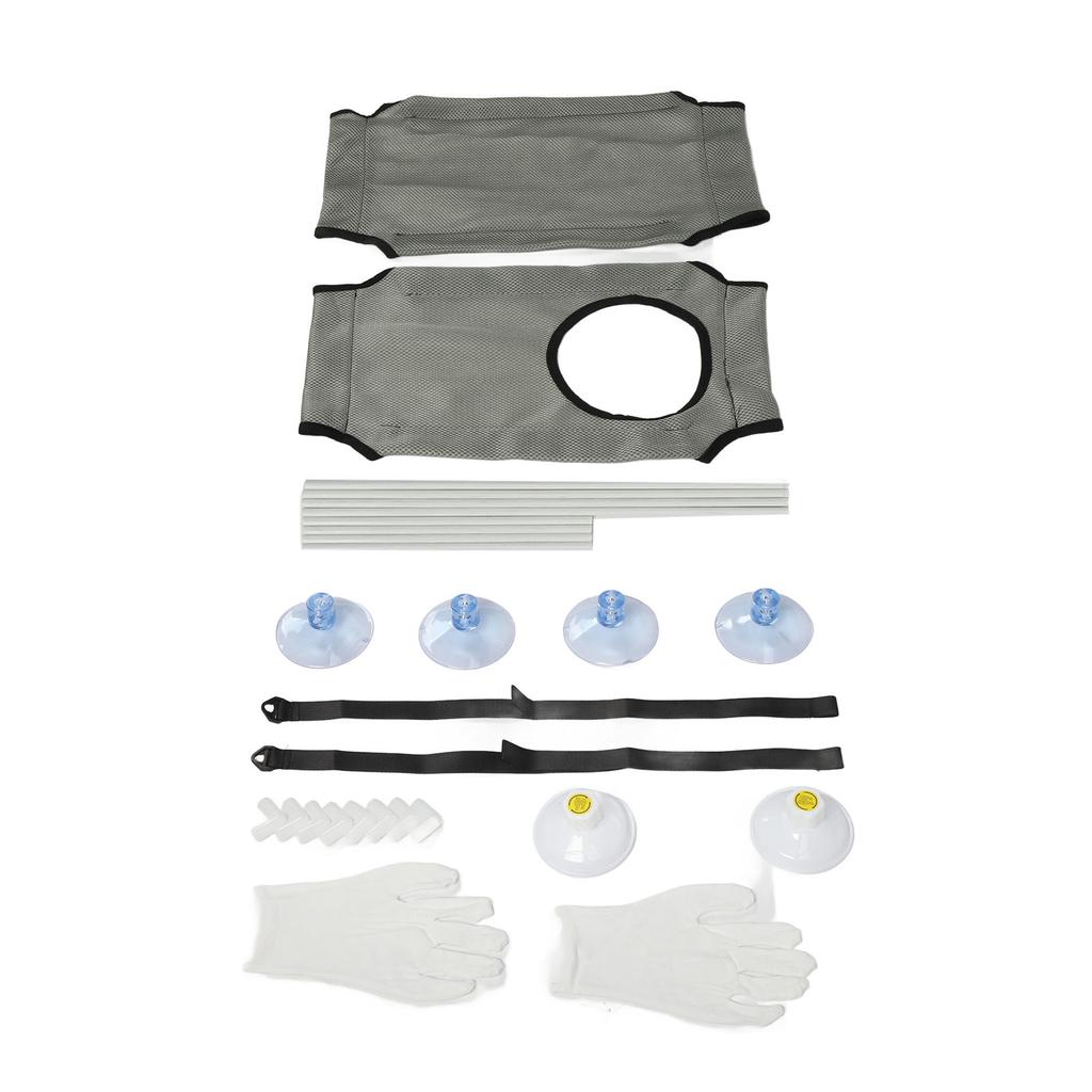 Cat Window Hammock Bed Sturdy Suction Cup Double Layer Soft Easy Installation Cat Window Perch Hammock Seat for Balcony