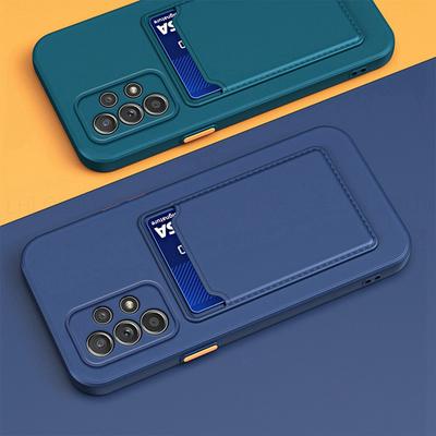 Luxuriöse Weiche Silikon Wallet Hülle Für Samsung Galaxy S25 S23 S24 A26 A36 A56 A24 A52 A25 A14 A54 A32 A35 A55 5G A17 A16 A06 Kartenhalter Steckplatz Rückabdeckung