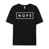 Nope Funny Nope In A Rectangular Box Teeshirt Graphic Tee Shirt Breathable New In Tops  Tees New Year Gothic Style