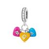 WOSTU Mother's Day Jewelry DIY Charms Rose Flower Fit Original Bracelet Neckalce Wholesale