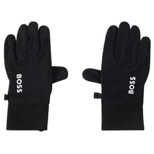 BOSS Mens Fleece Fitted Running Gloves