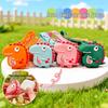 Adorable Dinosaur Silicone Coin Purse & Keychain - Kids' Storage Pouch