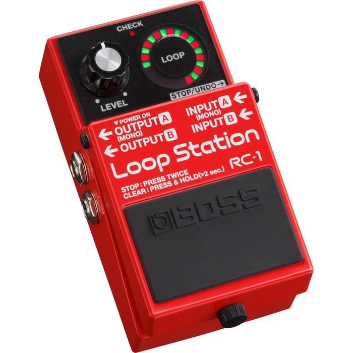 Boss RC-1 Loop Station Bundle with Instrument Cable, Patch Cable, and Picks