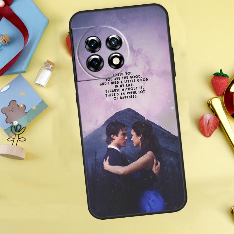 Vampire Diaries Damon Salvatore Fodral För OnePlus 13R 12R 13T 15 13 12 11 10 9 10R 10T 8T Nord 5 CE 4 2 3 Lite N20 N30 Skydd