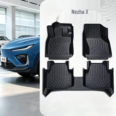 2023 Nezha X TPE Full Coverage Floor Mats: Wear-Resistant Carpet, Driver's Side Foot Pad, Trunk Mat