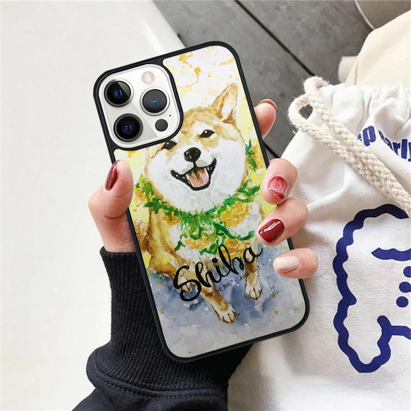 Animal Shiba Inu Phone Case For iPhone 17 Air 15 16 Cover 11 13 14 Pro Max 12 Plus Max Fundas