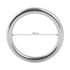 304 Rostfritt Stål Svetsad O-ring (08040 Linjediam. 5mm * Innerdiameter. 40 mm) Dykdjurstillbehör