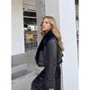 Fur one-piece short jacket, winter new style thickened warm motorcycle jacket