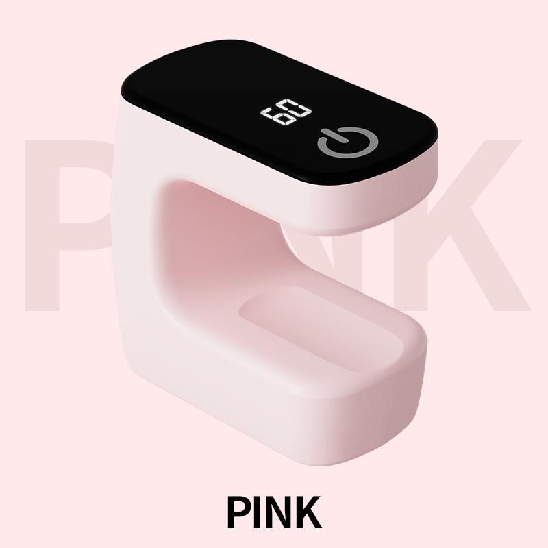 USB Nail Drying Lamp New Mini Rechargeable Timed Display UV LED Lamp Quick Drying For Gel Nail Polish Dryer Home Travel Use