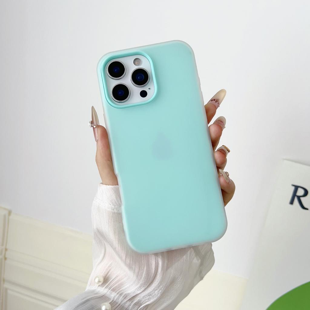 2-in-1 Jelly Phone Case, Apple 17 Pro Max/16E Candy Color, Minimalist, Suitable for iPhone 17 Matte Case