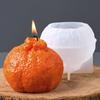 3D Fruit Shape Scented Candle Silicone Mold DIY Handmade Apple Pear Lemon Peach Plaster Resin Casting Molds Craft Gifts Making