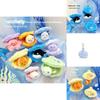 Ocean Family Shell Cozy Plush Keychain With Turtle Octopus Crab Designed In Shells For Gift And Decoration