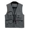 Mesh Photographer Fishing Summer Work Detachable for Plus Sizes Available [YOUTHUP] Men's Vest, Vest, Vest, Vest, Multi-Pocket, Back, Breathable,