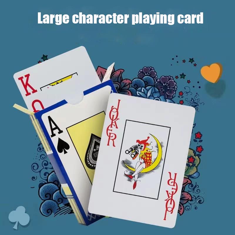 1pc Waterproof Plastic Poker Playing Cards PET Table Games Halloween/Thanksgiving Day/Christmas Gift