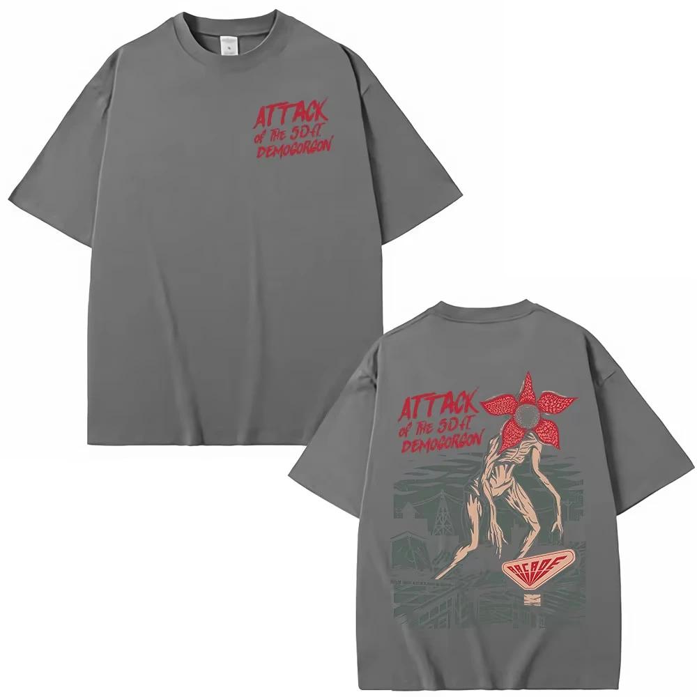Eddie Munson The Demogorgon Tshirt Cannibal Flower Graphic T Shirt Mens Women Clothing Fashion Harajuku Short Sleeves Tshirts