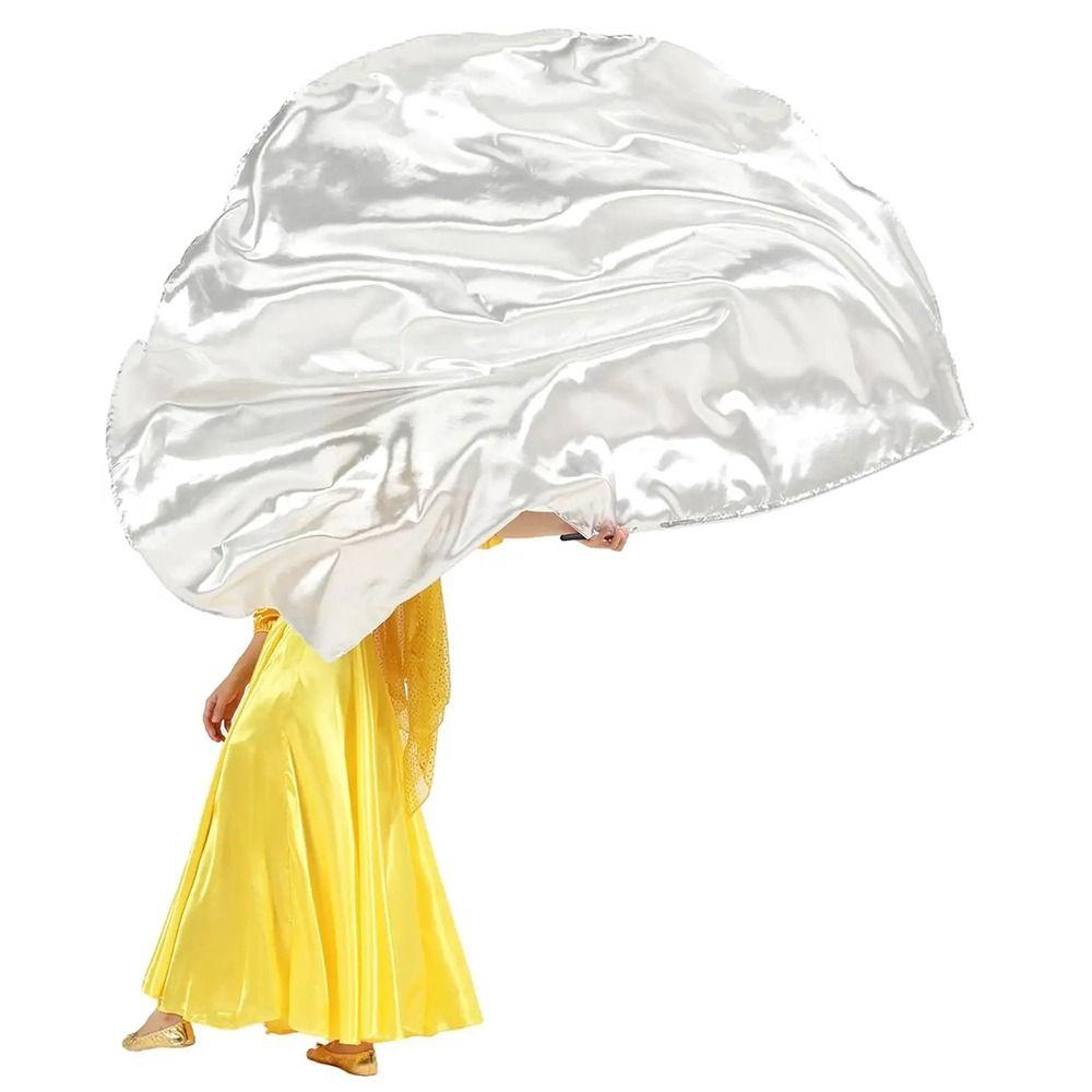 Semicircle Praise Dance Flags Colorful Belly Dance Fan Dance Performances Fan  Sports Games