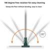 Large Floor Squeegee Broom Heavy Duty Scrubber for Kitchen Pool Tiles Garages Windows Pet Hair Removal Cleaning Corner Sweeping