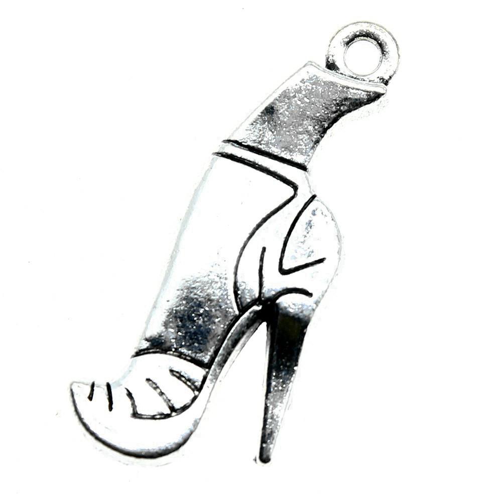 Cowboy Boot Charms Multi Color Alloy Pendants For Western Themed DIY Jewelry