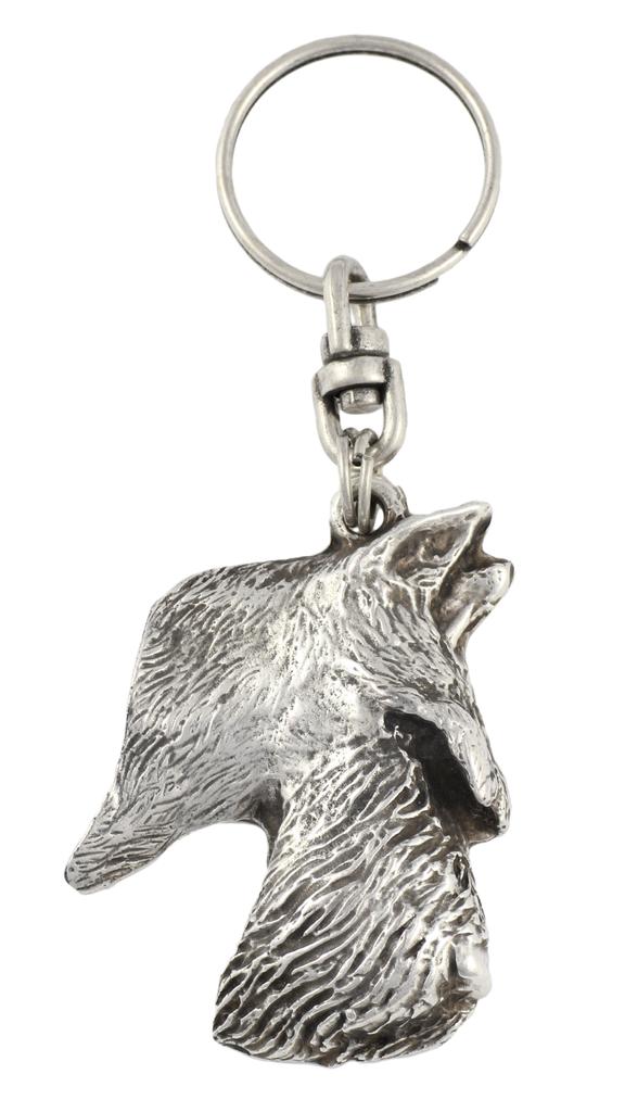 Scottish terrier, Aberdeen Terrier, Scottie, Aberdeenie - Silver-plated dog pendant, handbag decoration, backpack pendant by Art-Dog brand