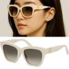 [Celine] Triomphe 09 Sunglasses CL40253F 25F Butterfly Ivory Horn-rimmed