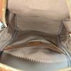 [Pre-Owned] Studded Monogram Print Faux Leather Mini Backpack - Good #1RTZ1QD