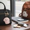 Colorful Rope Puppy Key Chain PU Leather Bag Hanging Pendant Fashion Car Pendant  School Bag