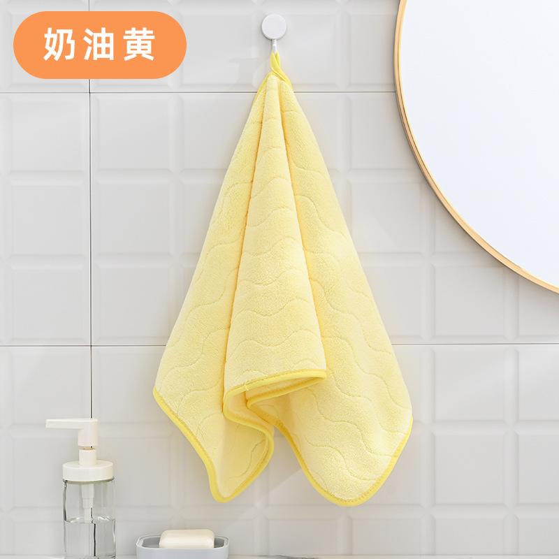 Towel New Coral Fleece Water Pattern Large Bath Towel Soft Absorbent Home Household Adult Face Towel