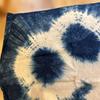 Used Takarajima Dyeing Indigo Dyeing Stole with Tag
