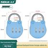 Compact Student Combination Padlock for Suitcases, Backpacks, Lockers, and Cabinets