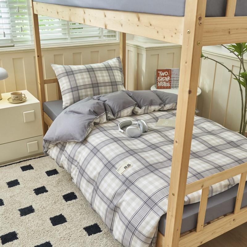 A-Class Cotton Bedding Set Student Dormitory Single Bed 3-Piece Sheet Duvet Cover Pillowcase