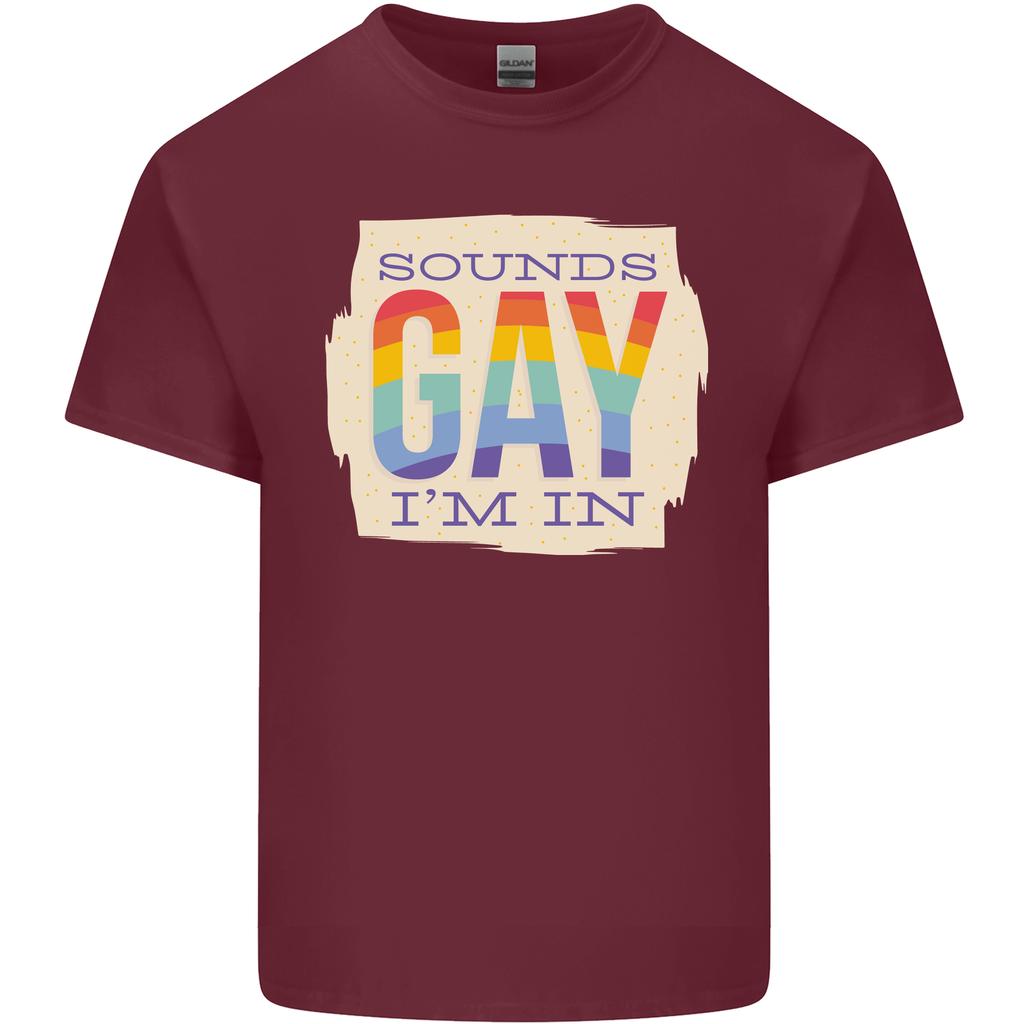Sounds Gay Im In Funny LGBT Gay Pride Unisexs Light Cotton TShirt