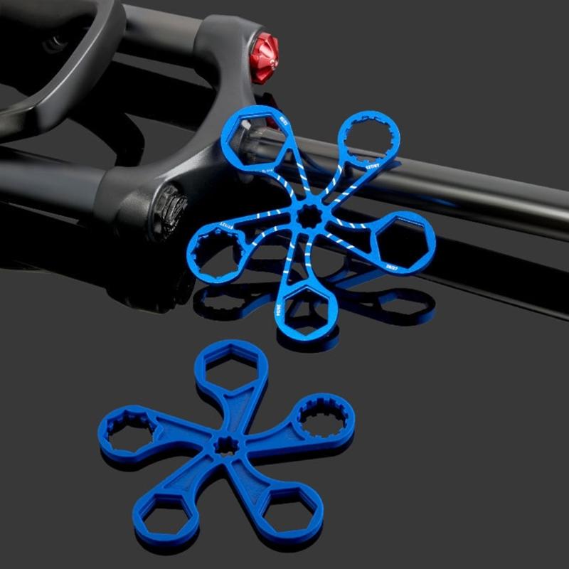Bicycles Fork Caps Wrench Nylon/Alloy Bicycles Suspension Caps Removal and Installation Forks Spanner Tool for Repairing