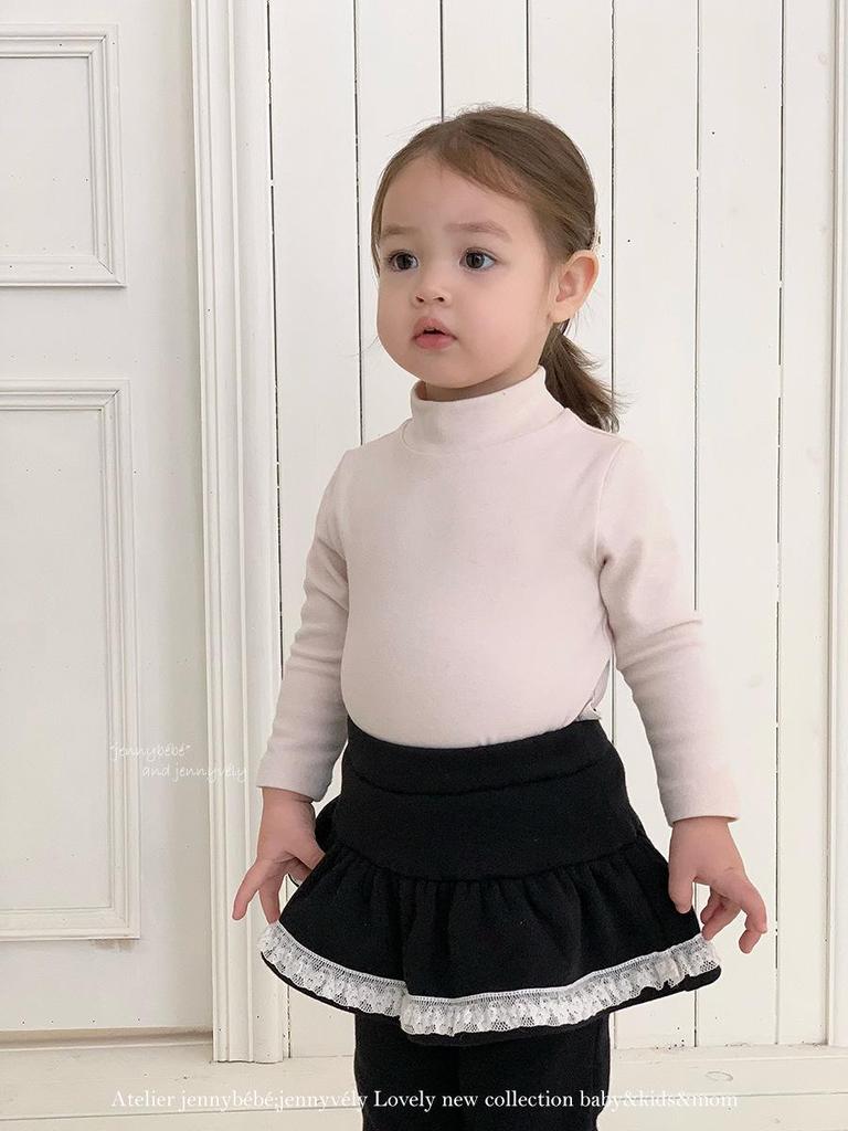 Jenny Kids Korean Style Skirt-Pants Set for Girls - Autumn/Winter 2026 Versatile Velvet Outfit