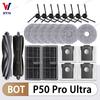 Para Aspirador Robô MOVA P50 Pro Ultra / P50 Ultra Acessórios Escova Principal Lateral Pano de Mopa Filtro HEPA Saco de Pó Peças de Reposição