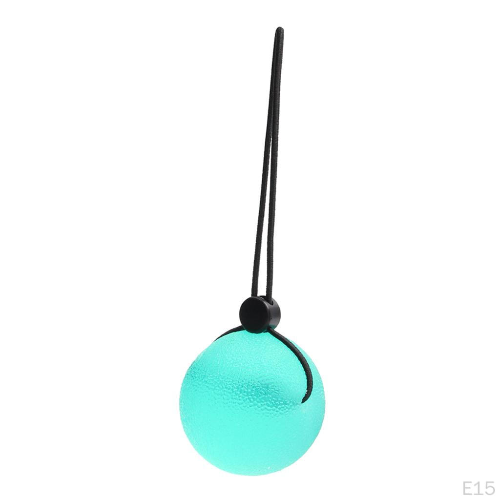 5 cm Hand Ball with Cord Silicone Exercise Stress Tool - Optional