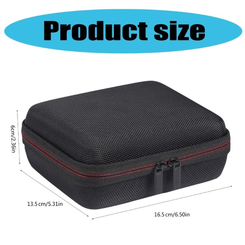Handheld Game Console EVA Bag Scratchproof Storage Box for RG406V Protector Case with Mesh Pocket Carrying Pouch