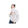 Li Ning Pattern Printed Loose Pullover Sweatshirt Women Sweatshirt Off-White AWDT698-5