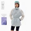 Tantuo Women's UPF100+ Lightweight Sun Protection Jacket - Waist-Cinched, Breathable, Windproof, Water-Repellent, Outdoor Mountain Style.