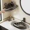 Suction Cup Shower Caddy Rustproof Space Aluminum Corner Shelf with Raised
