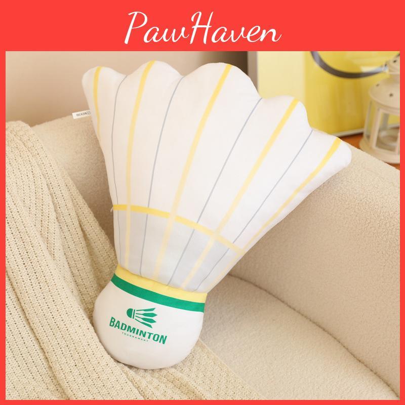 Plush Badminton Toy Sports Equipment Stuffed Doll Home Decoration Kids Gift