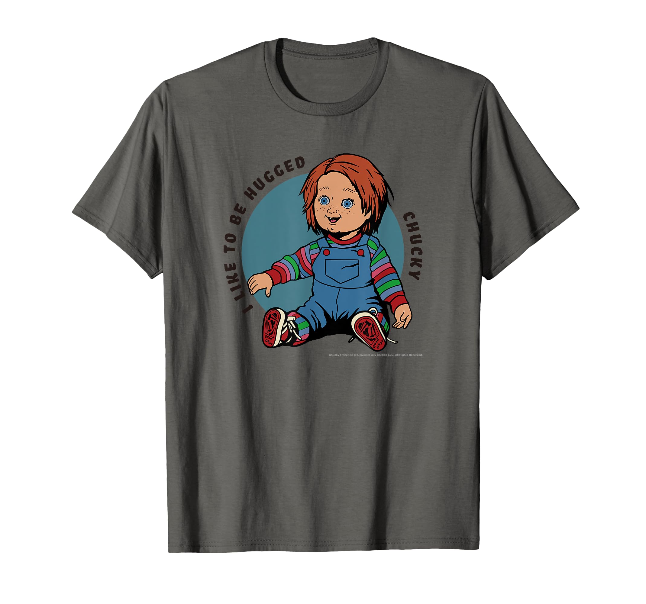

Play I LIKE TO BE HUGGED Child s T-shirt серый