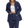 MLB New York Yankees FW22 Floral Vintage Full Print Denim Jacket Unisex Jacket Blue 3ADRM0224-50NYD