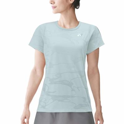 Short Sleeve Shirt Dry Pastel Blue S T-shirt Women's (664)