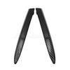 735455041 735455042 Car Front Bumper Upper Molding Chrome Carbon Trim Replacement for FIAT 500 2007‑2015 Car Exterior Parts