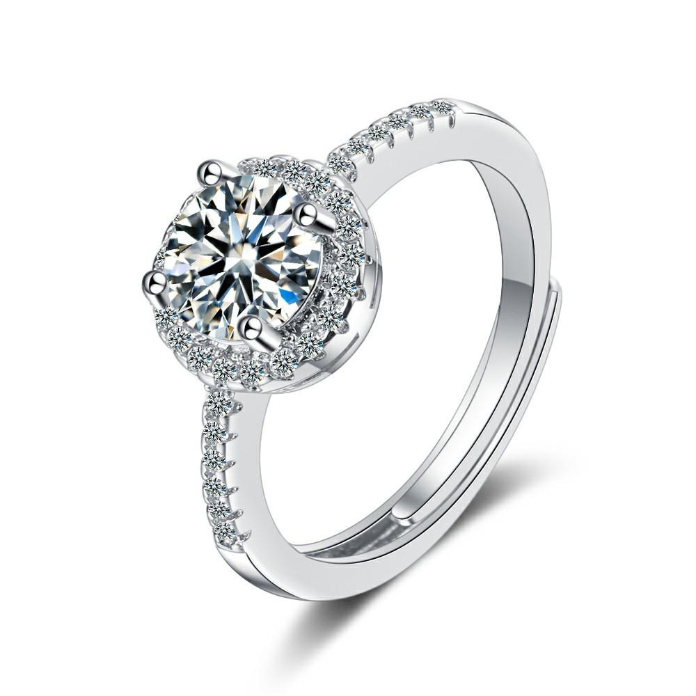 New 925 Sterling Silver Ring High Quality Luxury Zircon for Women Wedding Fine Jewelry Accessories Party Gifts