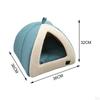 Cat House - Indoor Bed with Removable Cushion Pet Tent for Puppy, Rabbits, Hedgehogs, and Other