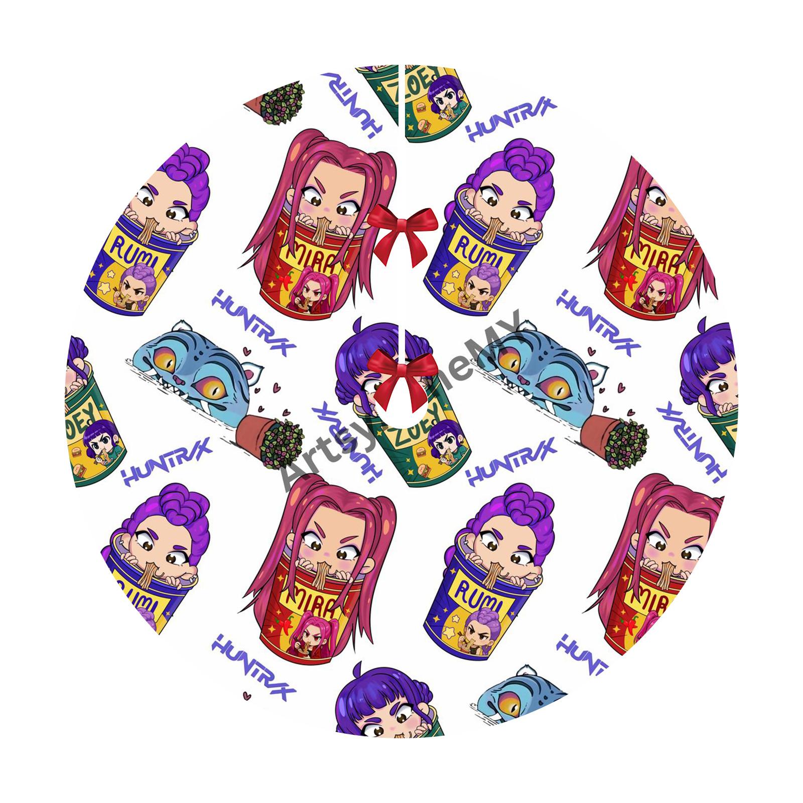 

Christmas Tree Skirt Decoration For Home Xmas Tree Decorations Skirt Ornament Festive Holiday Party Decorations Indoor Outdoor 90cm One Size